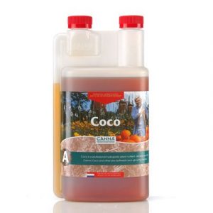 CANNA Coco A & B est une gamme complète d’engrais professionnels pour la culture des plantes sur coco. Elle contient tous les éléments essentiels pour une croissance et une floraison optimales. En raison des caractéristiques uniques du substrat de CANNA