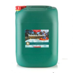 CANNA Substra Flores CANNA Substra Flores est un nutriment professionnel complet pour la phase de floraison des plantes. Il est spécialement conçu pour les milieux de croissance inertes. Avantages de CANNA Substra Flores La composition adéquate des