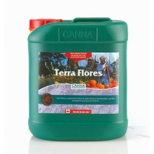 CANNA Terra Flores CANNA Terra Flores est un engrais professionnel complet qui permet de subvenir aux besoins de la plante pendant la phase de floraison. Il est spécialement conçu pour la culture en pot et les mélanges de rempotage. Terra Flores stimul