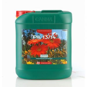 CANNA PK 13/14 est un mélange de minéraux (de qualité alimentaire) qui stimulent la floraison. Ce produit a été développé pour la floraison des plantes à potentiel de croissance important. Le PK 13/14 est facile à utiliser et permet d'obtenir aisément des