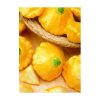 Nom du produit: Citrouille Nom latin: Cucurbita pepo Description variété: JARDINIER URBAIN. La variété Windsor produit des fruits ronds aplatis, orange striés de blanc. De la grosseur d'une balle de balle molle sur une vigne qui s’étend de 80 à 90 cm. U